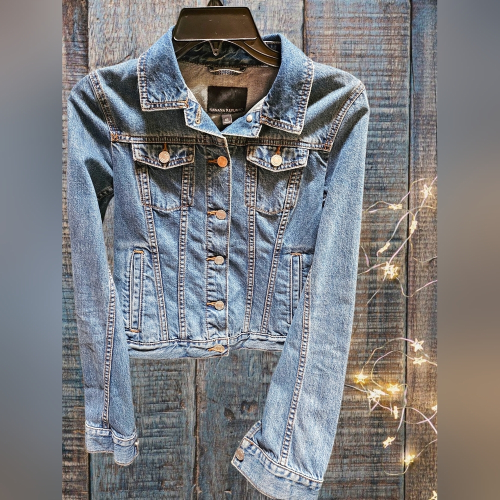Banana Republic Blue Denim Jacket